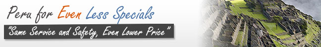 Peru for Even Less Specials