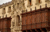 The Archbishop's Palace, one of Lima's grandest Colonial buildings
