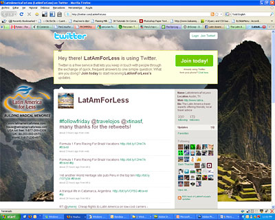 Latin America For Less Twitter Page, Twitter, Social Networking, Latin America For Less
