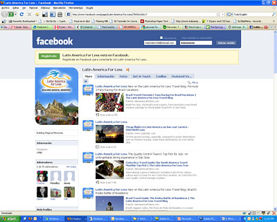 Latin America For Less Facebook Page, Facebook, Social Networking, Latin America For Less