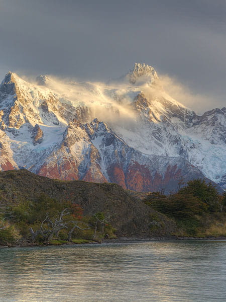 View of Puerto Natales Mountain