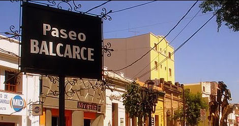  Paseo Balcarce sign from Salta, Argentina