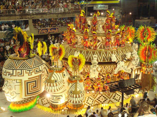 Brazil celebrates Carnival in Rio de Janeiro, but also Salvador de Bahia, Recife, Paraty, and other cities.