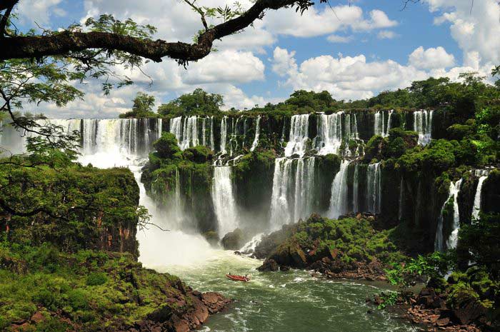 The Iguazu Falls from the Argentina side