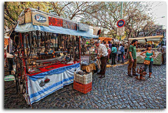 San Telmo antiques market Buenos Aires