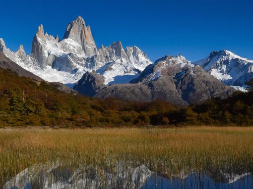 Snowcapped mountains of Patagonia, one of the top places to visit in Argentina