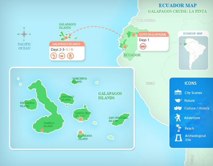 pinta island map pinta island map