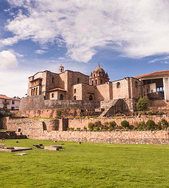 The Santo Domingo Convent and the Coricancha, the most important Inca sun temple in Cusco.