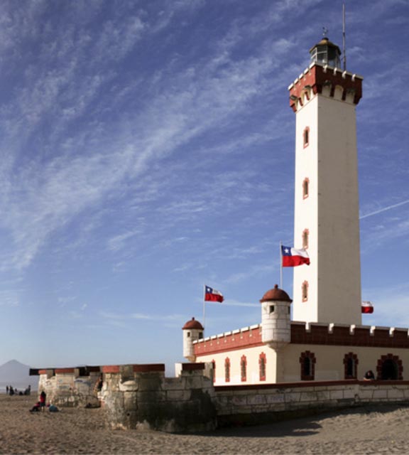 The Monumental Lighthouse of La Serena, one of the city's most popular attractions.