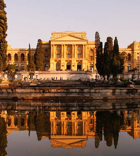 The Museu Paulista of the University of São Paulo, one of the most important museums in Brazil.