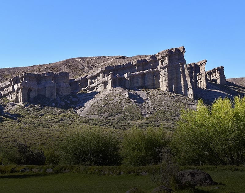 The Pincheira Castles, a protected natural area and national monument located near Mendoza.