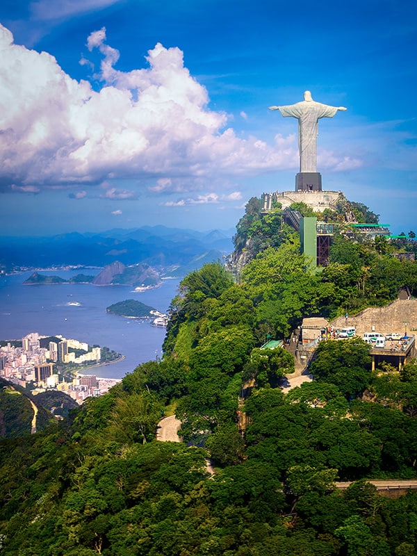 Christ the Redeemer, Rio's most famous landmark and one of the New 7 Wonders of the World.