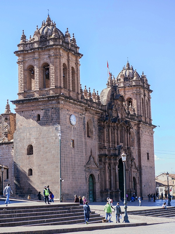 Cusco Cathedral, an impressive colonial-era church in Cusco, the former capital of the Inca Empire.