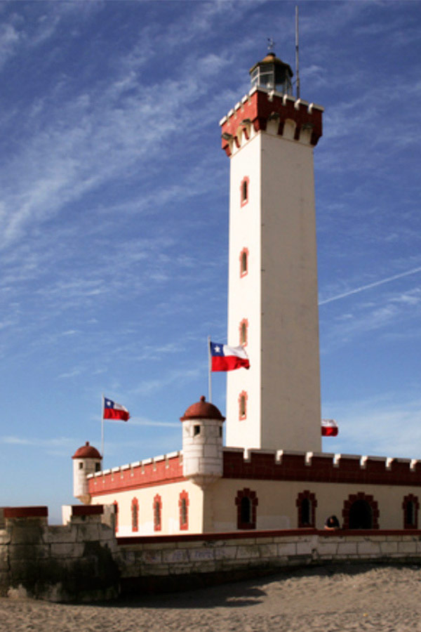 The Monumental Lighthouse of La Serena, one of the city's most popular attractions.