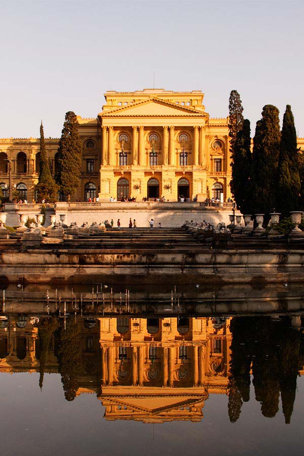 The Museu Paulista of the University of São Paulo, one of the most important museums in Brazil.