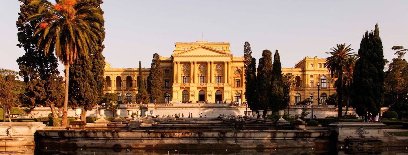 The Museu Paulista of the University of São Paulo, one of the most important museums in Brazil.