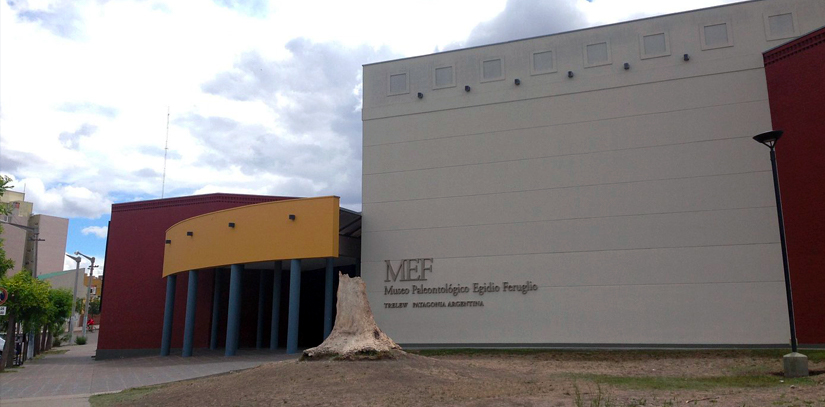 Large Museum of Paleontonolgy resting in the town of Bariloche, Argentina